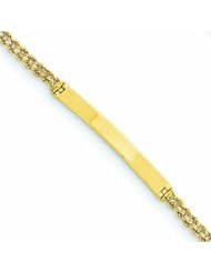 Genuine 14K Yellow Gold Two-Strand Rope Baby ID Bracelet 3 Grams Of Gold 100% Satisfaction Guaranteed.