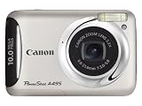 Canon PowerShot A495 Digitalkamera (10 Megapixel, 3-fach opt. Zoom, 6,2 cm (2.5 Zoll) Display) silber