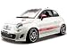 2008 Fiat 500 Abarth White 1:24 Diecast Model Car