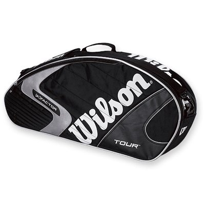 Wilson K Pro Tour Black Triple Tennis Bag - Z8501