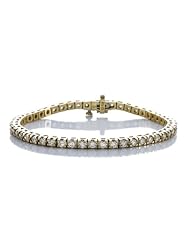 18k Gold 4-prong Diamond Tennis Bracelet (5.0 cttw, H-I Color, SI2-I1 Clarity), 8"