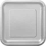 Square Sliver Dessert Plates, 6 7/8 in., 16ct