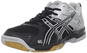 ASICS Men's GEL-Rocket 6 Volleyball Shoe,Black/Silver,9 M US
