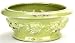 Napa Home & Garden Tuscany Collection 18-Inch Decorative Ceramic Round Pot with Lemons, Celery Green