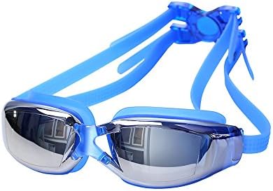 SLLY Anti Fog Swim Goggles with Free Protection Blue