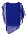 NINEXIS Women's Dolman Flutter Sleeve Asymmetrical Blouse (S-2XL / 10 Colors)