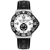 Tag Heuer Men's Formula 1 Grande Date White Dial Rubber Strap Watch #WAH1011.BT0717