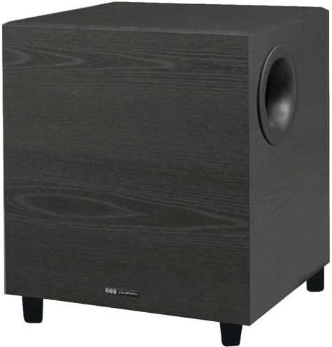 1 - 8", 100-Watt Powered Subwoofer, 100W peak, 100W RMS built-in amplifier, Downfiring, long-throw 8" subwoofer, V80