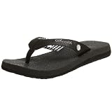  : Sanuk Women's Yoga Mat Thong,Ebony,5 M US