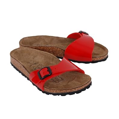 Birkenstock Sandales, Nu-pieds Enfant fille Rouge: Amazon ...