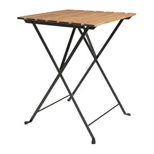 tarno ikea table acacia folding cm steel