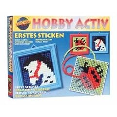 Erstes Sticken, 2 fach sort.