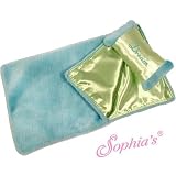 Turquoise Satin Bedding Set. Fits 18