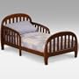 Slumber Time by Simmons Kids Furniture Loft Style Toddler 2 in 1 Convertible Bed, Espresso