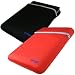 Igadgitz Red/black Reversible Neoprene Sleeve Case Cover For