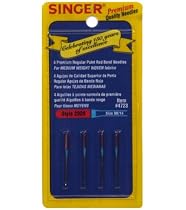 Singer Reg Point Machine Needles 4/Pk- Size 14/90