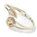 14K Gold Citrine & Multi-Gemstone Bangle Bracelet
