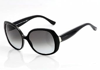 Click here to buy Balenciaga Ladies 0095 Black Frame Grey Gradient Lens Plastic Sunglasses by Balenciaga.