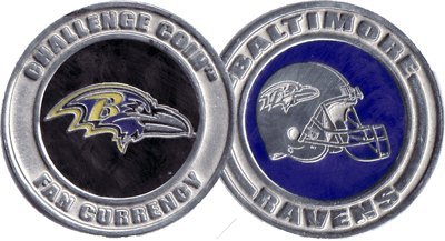 NFL Baltimore Ravens Challenge Coin Poker Card Cover