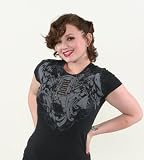 Red Chapter Womens Angel Devil Ambigram Shirt Small