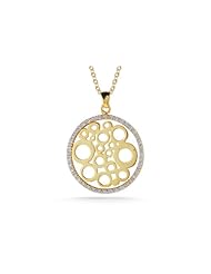 I. Reiss 14K Gold Pendant, Surrounded by Diamonds.
