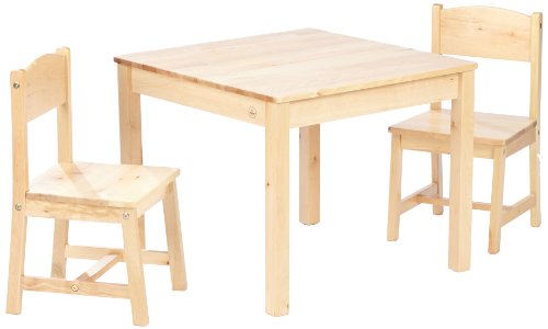 KidKraft 21221 - Aspen Tisch mit 2 Stühlen - natur KidKraft 21221 - Aspen Tisch mit 2 Stühlen - natur