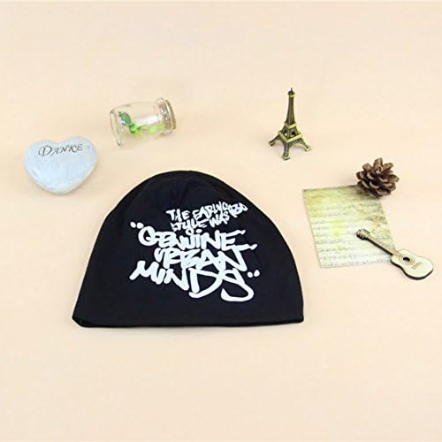 POPALIA Women Winter Korean Casual Hat Letter Hip-hop Skull Beanies Cap B