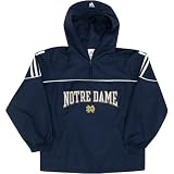 adidas Notre Dame Fighting Irish 1/4 Zip Packable Jacket