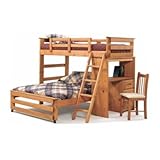 Woodcrest Woody Creek Twin over Full Loft Bed - WCM409