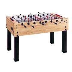 Kickertisch Garlando G500 Fussballtisch Buche, mit sandgestrahlter Glasspielfl�che,Tisch-Kicker