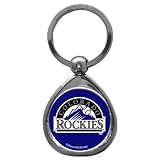 Colorado Rockies MLB High-Polish Chrome Key Tag w/ Photo Dome