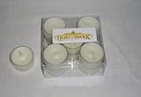 NEW ITEM Tealight Candles White in Clear Cups 