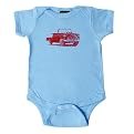 SlickSugar Road Trip Boys Bodysuit - Light Blue