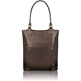 Solo Premium Leather/Poly 16" Laptop Bucket Tote, Espresso, VTA804-3