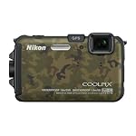Nikon COOLPIX AW100 16 MP CMOS Waterproof Digital Camera with GPS and Full HD 1080p Video (Camouflage)