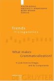 What Makes Grammaticalization?: A Look From Its Fringes And Its Components (Trends in Linguistics. Studies and Monographs)