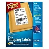 WHITE 5 1/2 X 8 1/2IN  Ink Jet Prnt Labels  50PK