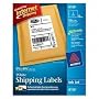 Avery White 5 1/2 X 8 1/2IN Ink Jet Printer Labels 50PK