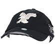 New Frayed Distressed Spitfire Eagle Black Silver Hat Cap Adjustable Size