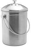 Epica Stainless Steel Compost Bin 1 Gallon
