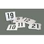 Winco TBN-25 Plastic Table Number Set