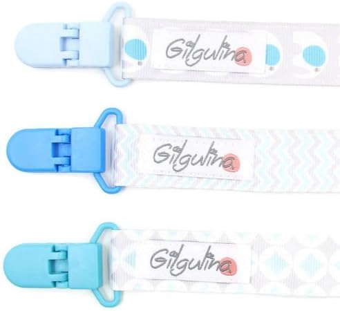 Quality Baby Pacifier clip, 3 pack pacifier holder, soothie attacher, match box