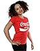 Coca Cola Women's 86 Logo T-Shirt Large Red