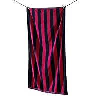 Navy & Pink Beach Towel