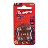Sanyo Hearing Aid Battery 312 4pk