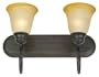 Yosemite Home Decor 93892VB Royal Arches 18-Inch 2-Light Bathroom Vanity, Venetian Bronze