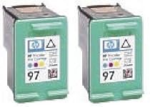 2-pack Color Hp 97 C9363wn Remanufactured Ink Cartridges for Hp