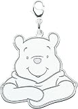 Sterling Silver Winnie the Pooh Charm Disney 35mm New