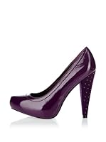 1 to 3 Zapatos Salón Italia (Berenjena)