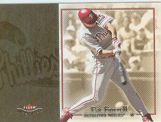 2004 Fleer Patchworks 30 Pat Burrell Phillies (Baseball Cards)